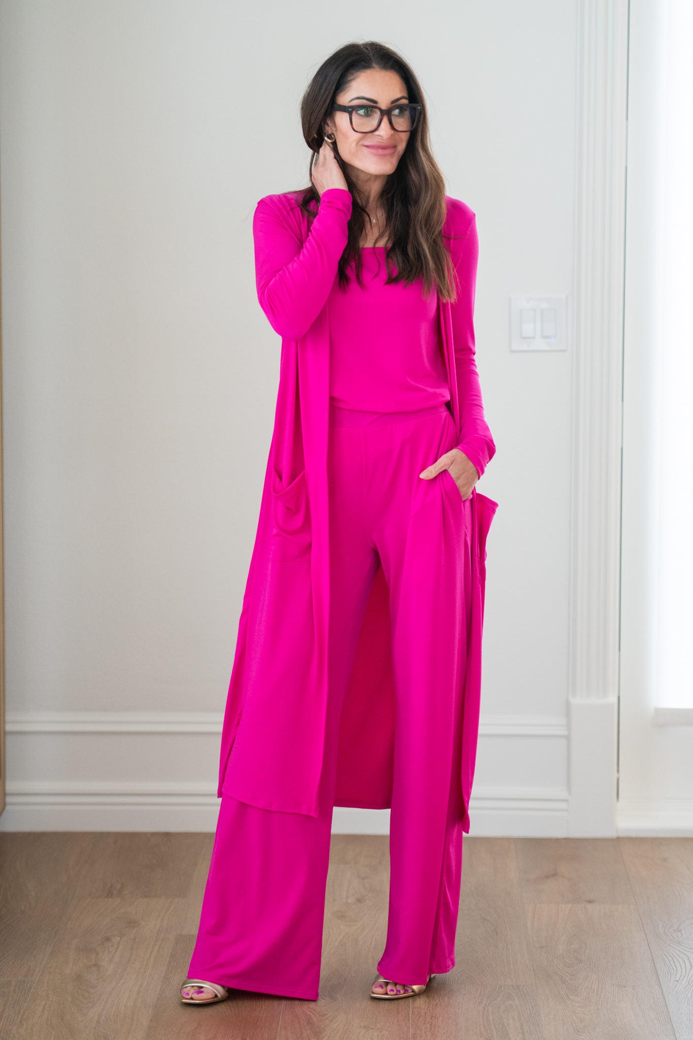 🔥LAST DAY SALE  3-Piece Ultra-Comfy Lounge Set  Soft Stretch Jogger Pants + Oversized Top  | Pockets, Wrinkle & Fade Resistant  Perfect for Plus Size Girls
