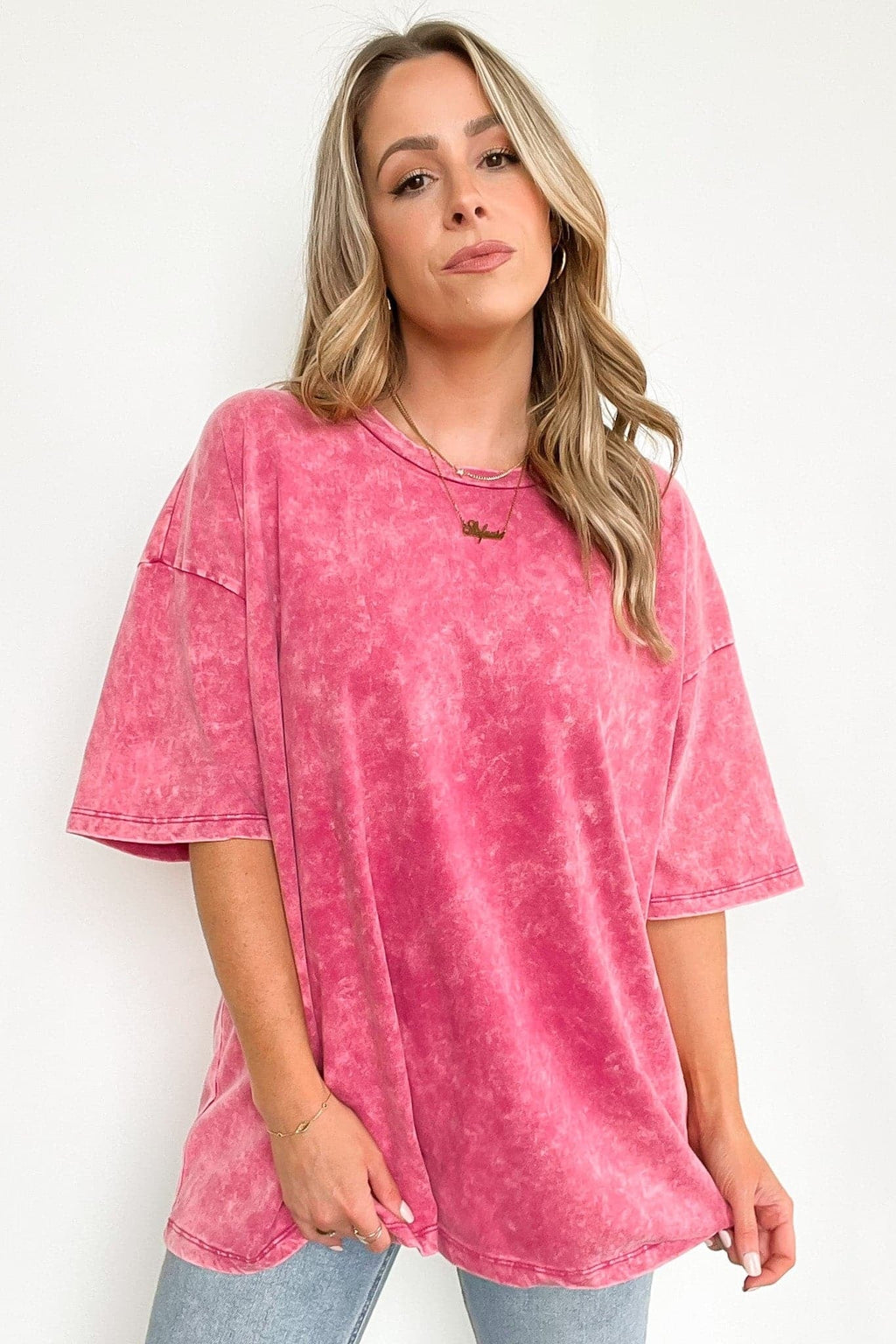 Weekend Awaits Mineral Wash Oversized Top - BACK IN STOCK