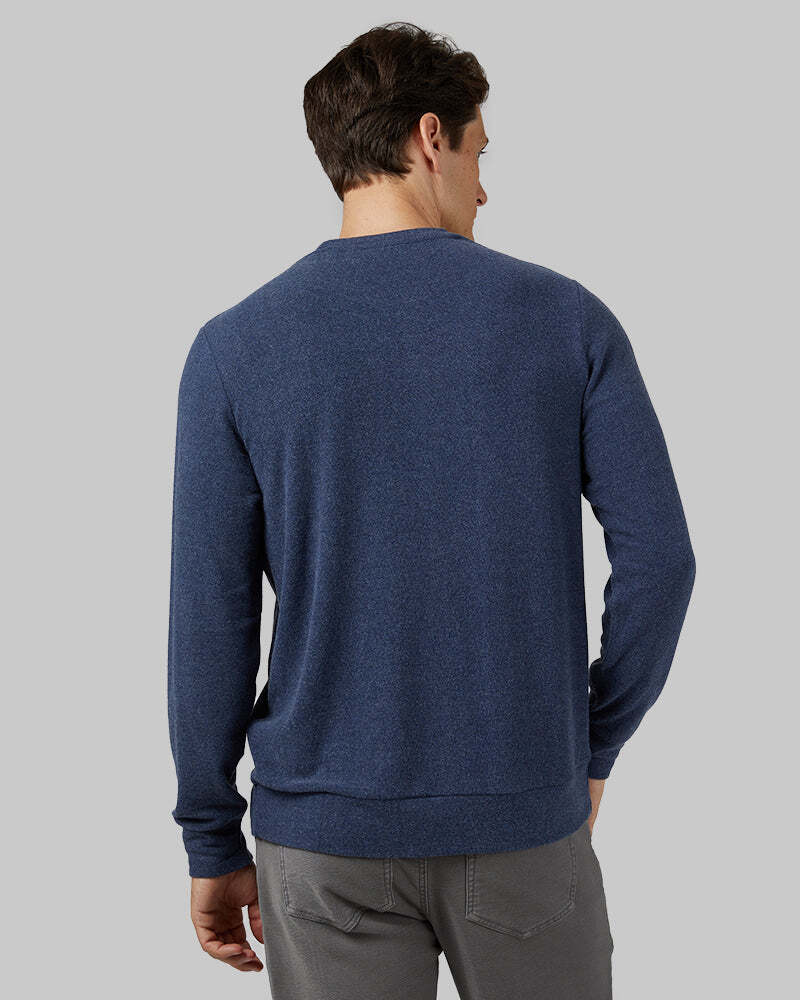 MEN'S SWEATER KNIT CREW TOP
