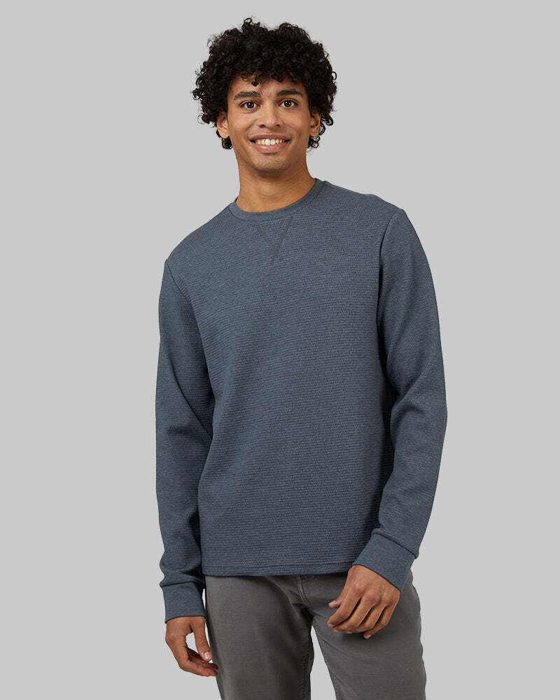 MEN'S WAFFLE CREW SWEATSHIRT