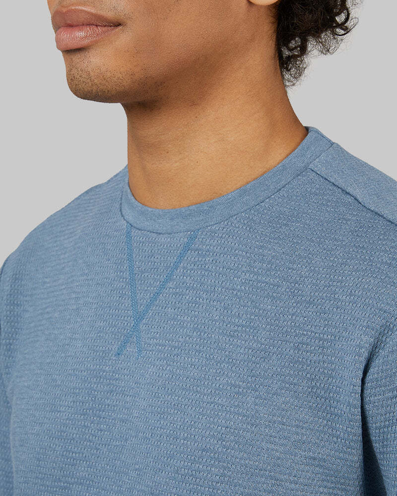 MEN'S WAFFLE CREW SWEATSHIRT