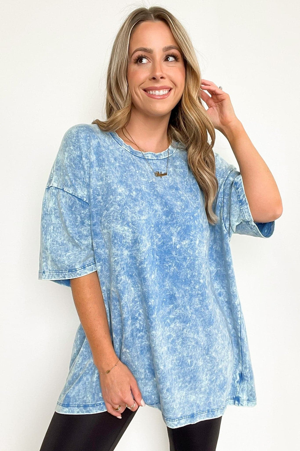 Weekend Awaits Mineral Wash Oversized Top - BACK IN STOCK