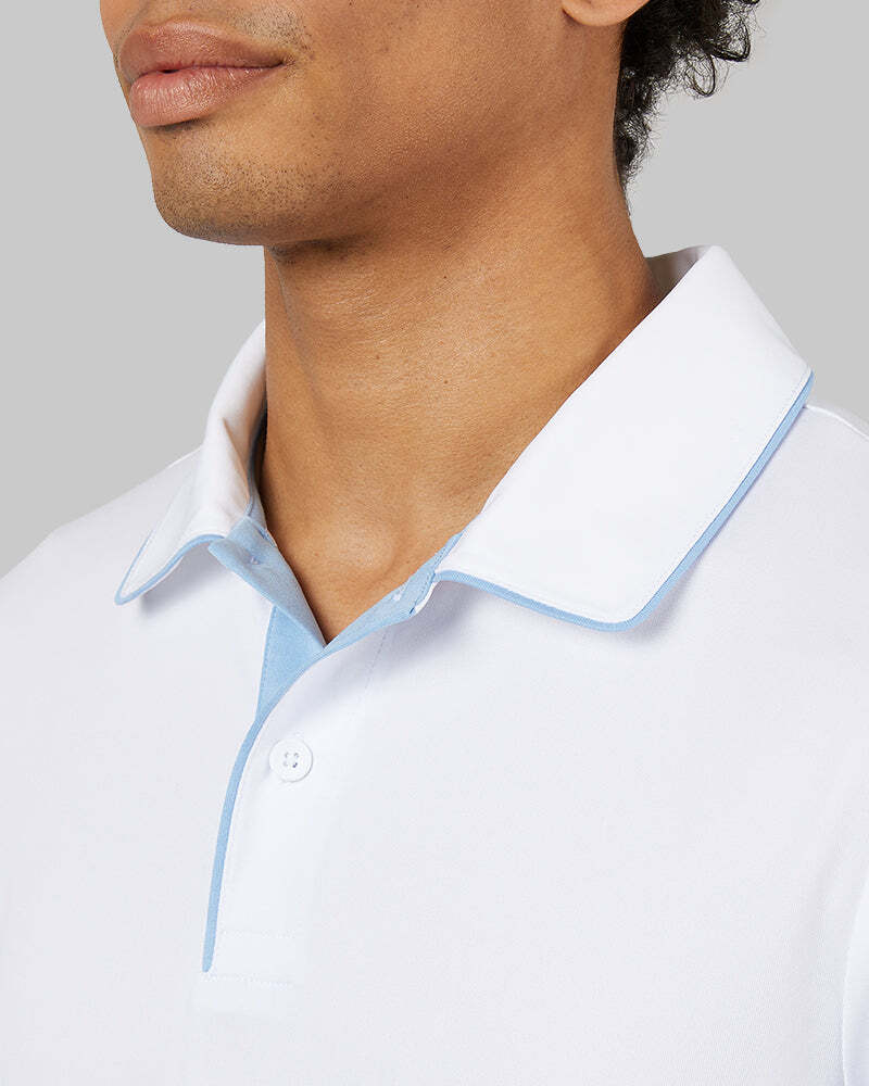 MEN'S STRETCH FLOW TIPPED POLO