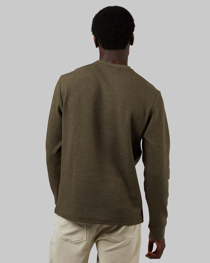 MEN'S WAFFLE CREW SWEATSHIRT