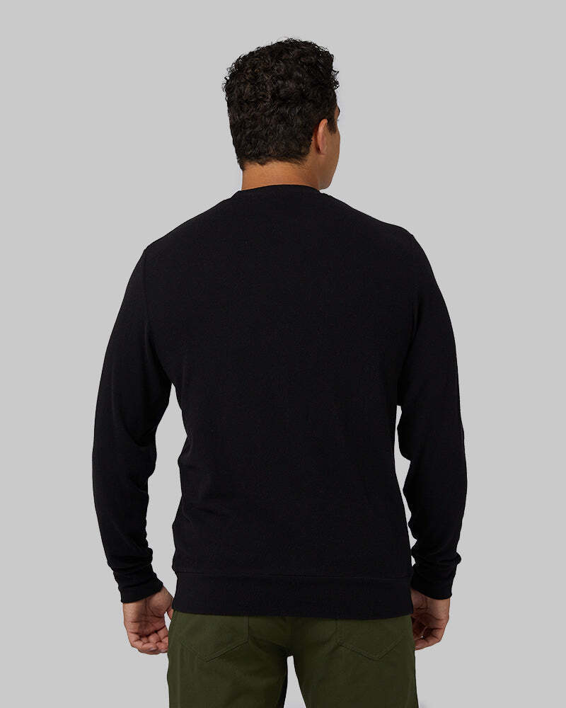 MEN'S SWEATER KNIT CREW TOP