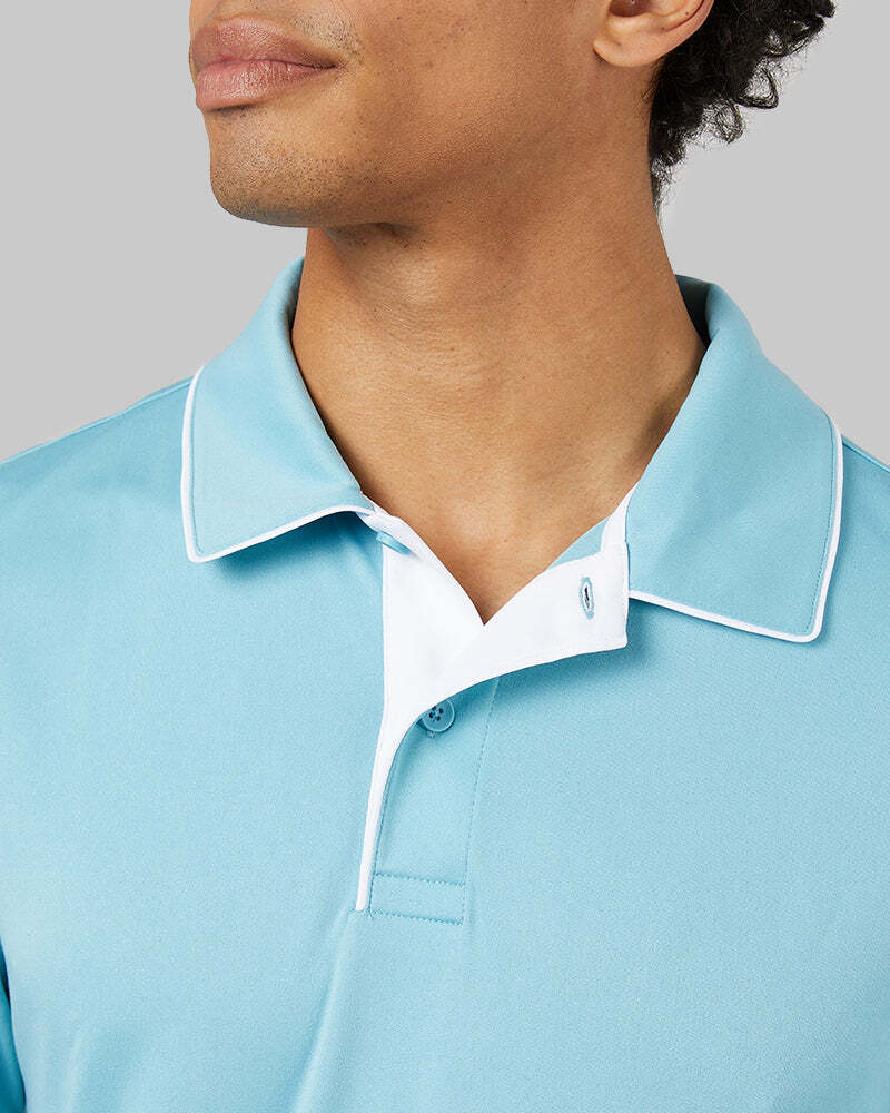 MEN'S STRETCH FLOW TIPPED POLO