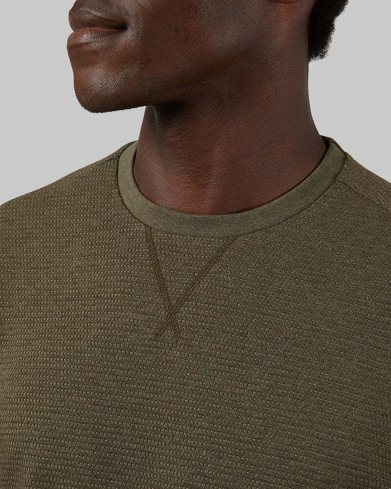MEN'S WAFFLE CREW SWEATSHIRT