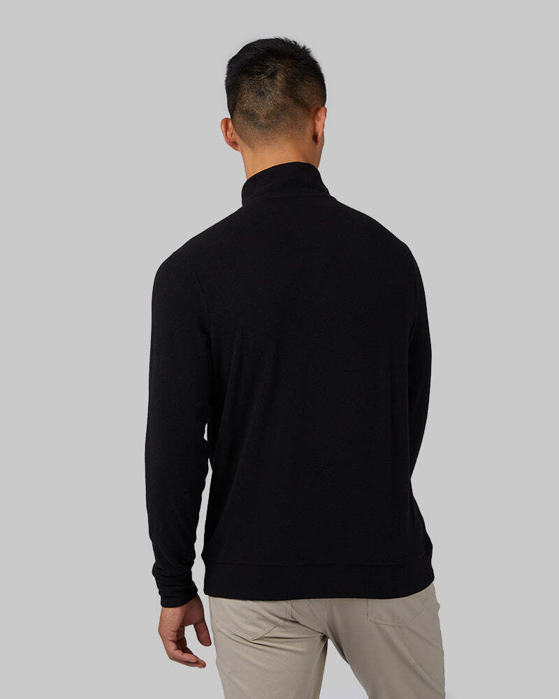 MEN'S SWEATER KNIT 1/4 ZIP TOP